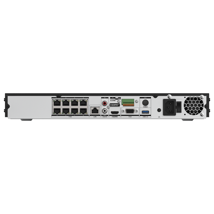 Hikvision IP AcuSeek 8ch 8K 12MP NVR - 8 POE (DS-7608NXI-I2/8P/VPRO)