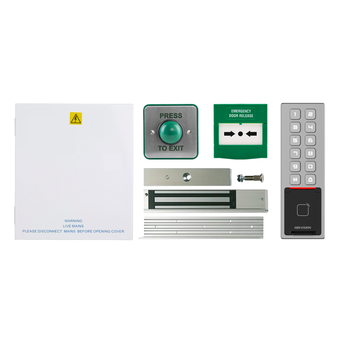 HIKVISION エンロール端末 カードリーダー Hikvision IP Standalone Keypad/Prox Terminal Kit (DS-K1T805-BUNDLE