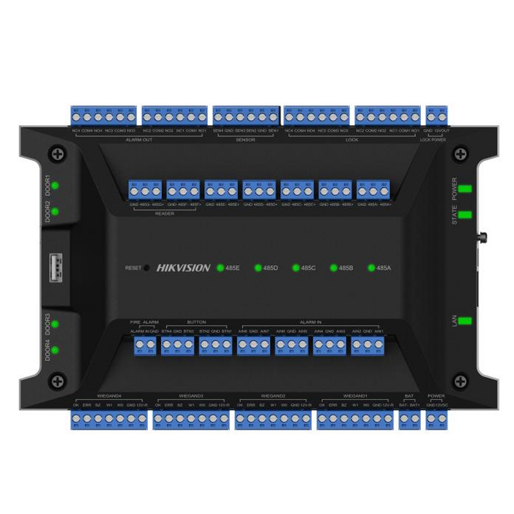 HIKVISION コントロールパネル セキュリティ Hikvision Ultra 4 Door Access Controller (DS-K2704X(P)) — adk-security