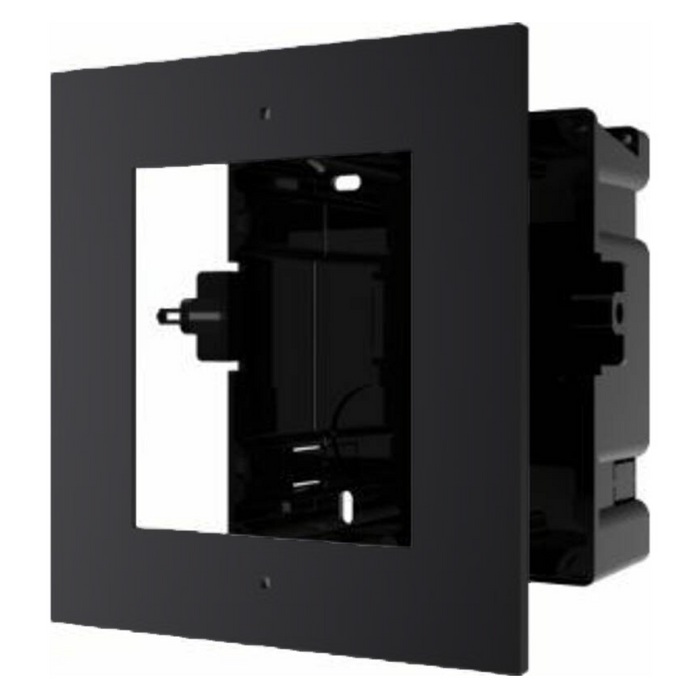 Hikvision Modular 1 Way Flush Mounting Bracket - Black (DS-KD-ACF1/BLACK)