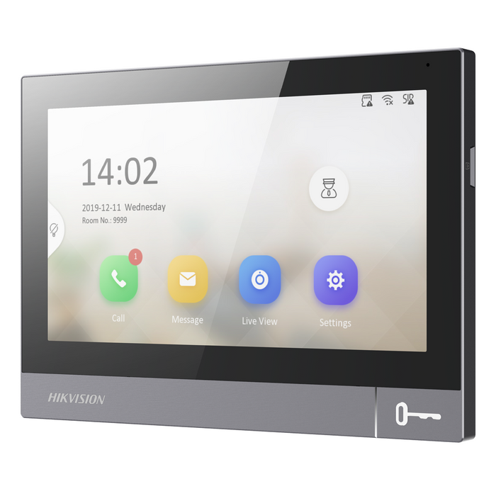 Hikvision IP Intercom 7” Pro Touchscreen Monitor - Surface (DS-KH8381-WTE1)