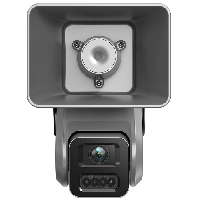 Hikvision IP Hybrid ColorVu 4MP with 7w Visible Horn and Motorised 2.8mm-12mm (DS-QACAM07G1-4LIZSU)