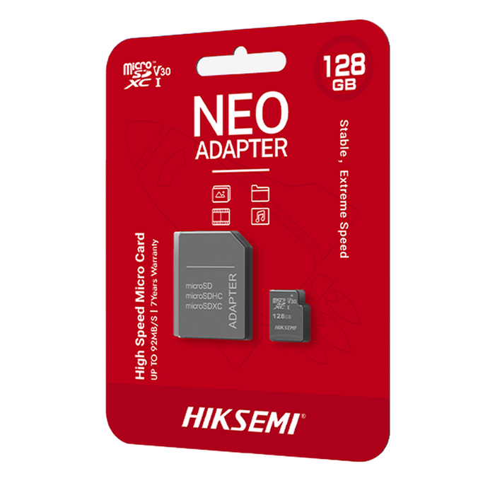 Hikvision Hiksemi NEO Surveillance Micro SD Card - 128GB (HS-TF-C1-128GB)