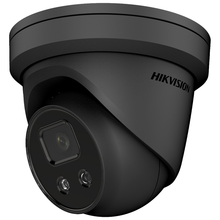 Hikvision IP Acusense DarkFighter Lite 4MP 30m Turret Dome with Microphone 2.8mm - Black (DS-2CD2346G2-IU-2.8MM-BK)