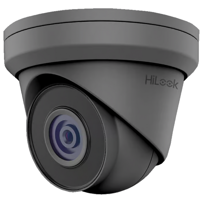 HiLook by Hikvision IP 5MP 30m Turret Dome with Microphone 2.8mm - Grey (IPC-T250H-MU-2.8MM-GR)
