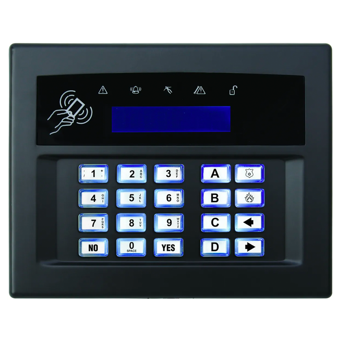 Pyronix Euro Casing for LCDPZ Keypad - Black (PYR-EUR-LCD-CASING/BLACK)