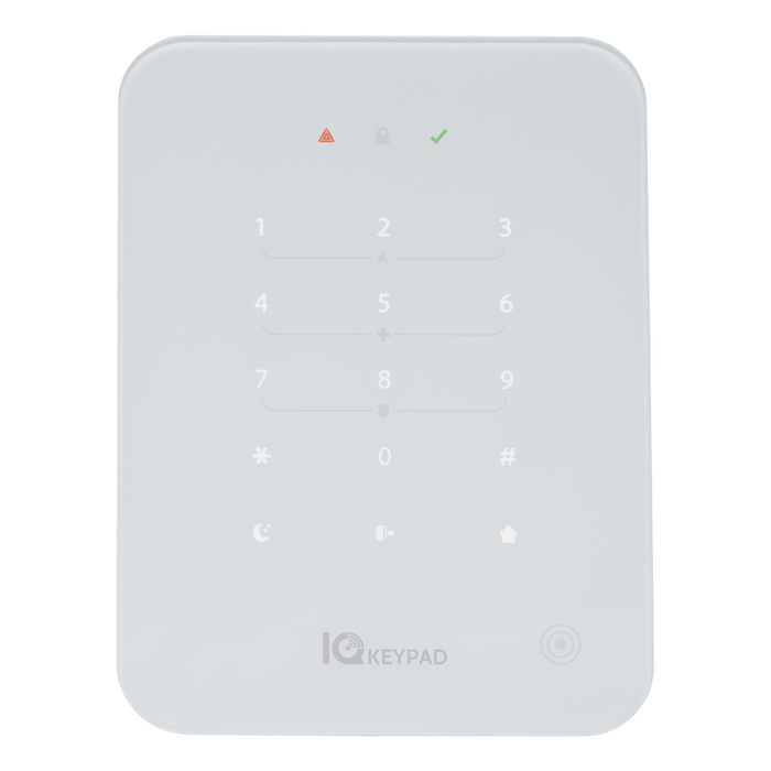 Qolsys IQ Prox Keypad with 4 Tags - White (IQKP-PRX-868)