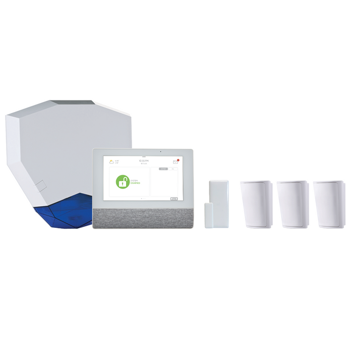 Qolsys IQ Hub 3xPIR 1xDoor Contact 1xSounder WiFi/GSM Kit - PowerManage (KITQHUBPM-SIMHEX)