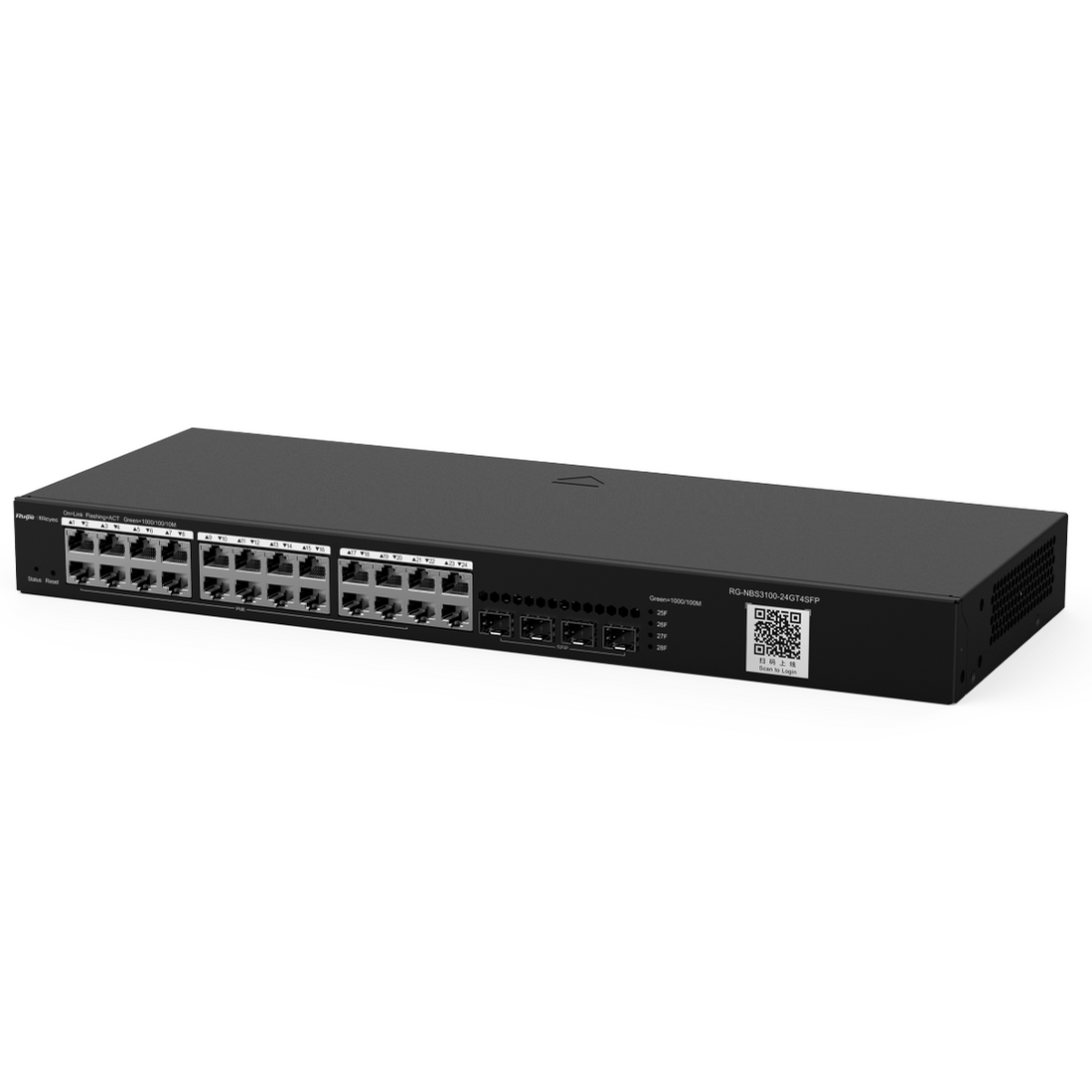 Ruijie Reyee 24 Port L2 Gigabit Managed Rackmount Switch (RG-NBS3100-2 ...