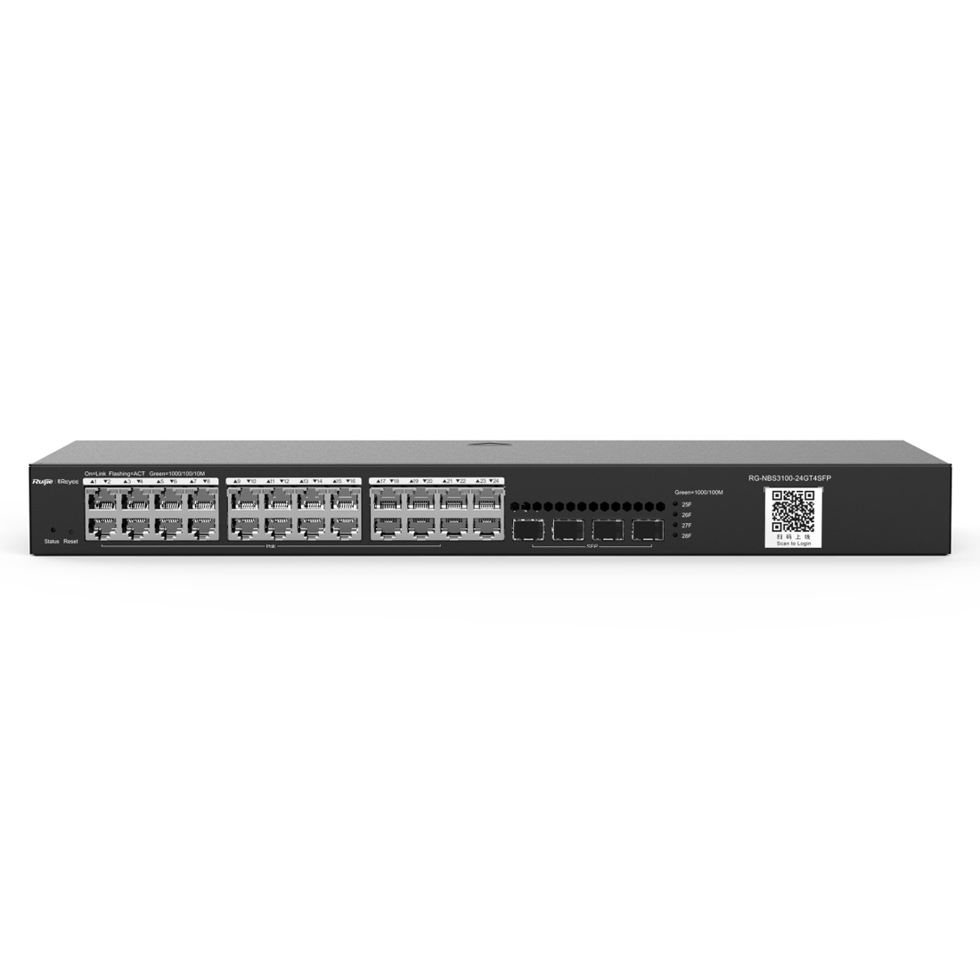 Ruijie Reyee 24 Port L2 Gigabit Managed Rackmount Switch (RG-NBS3100-2 ...