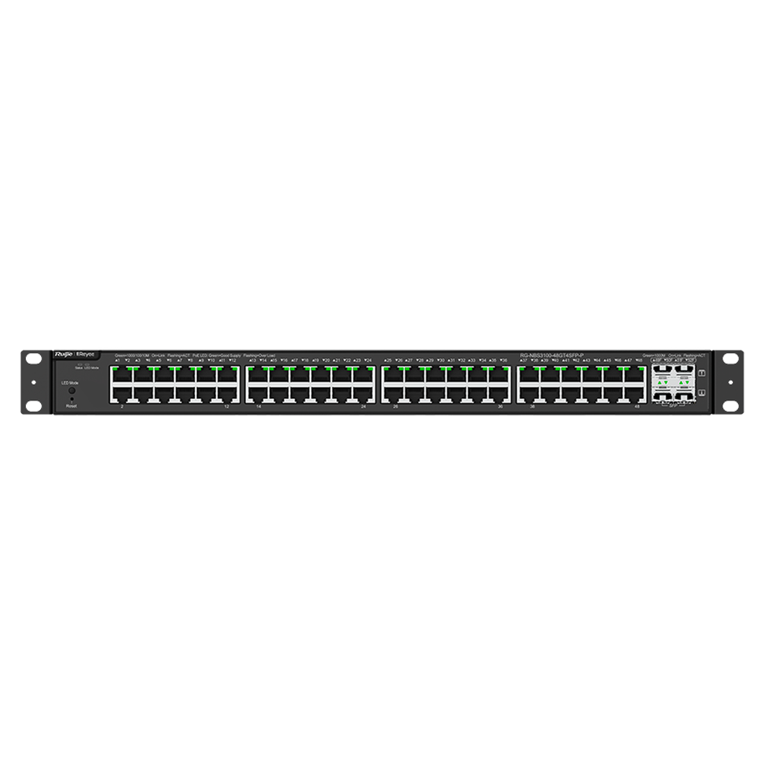 Ruijie Reyee 48 Port L2 PoE 370w Gigabit Managed Rackmount Switch (RG ...