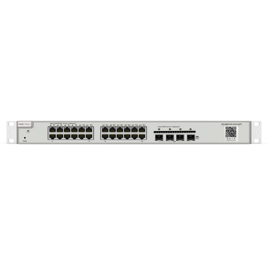 Ruijie Reyee 24 Port L3 Gigabit Managed Rackmount Switch (RG-NBS5100-2 ...