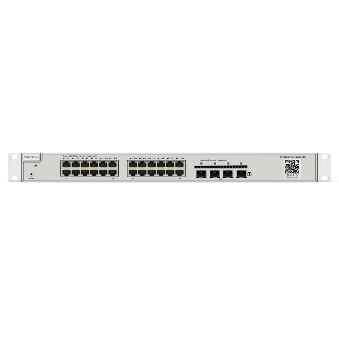 Rg Rack Ruijie Reyee 24 Port L3 Gigabit Managed Rackmount Switch (RG-NBS5100-2 ...