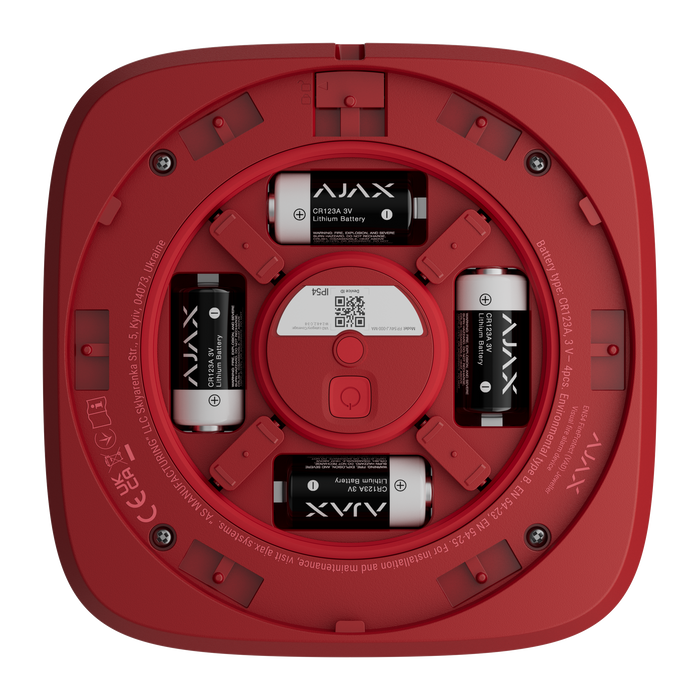 Ajax EN54 FireProtect VAD Beacon - Red (AJA-118607)