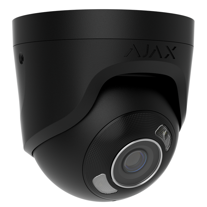 Ajax TurretCam HL 5mp Hybrid Light IP CCTV Camera 2.8mm - Black (AJA-126260)