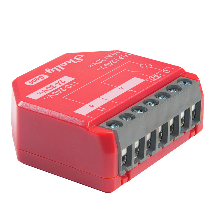 Shelly 1PM Gen4 WiFi & Zigbee Operated Relay with Power Metering (SHEL-1PM-GEN4)