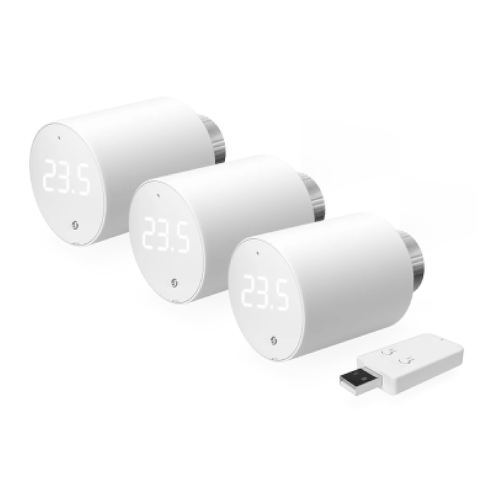 Shelly BLU TRV Thermostatic Radiator Valve Head Three Pack (SHEL-BLU-TRV-3)