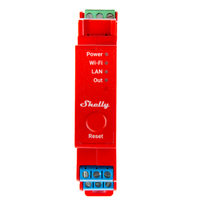 Shelly Pro 1PM DIN-Rail Mounted Smart Switch with Energy Metering (SHEL-PRO-1PM)