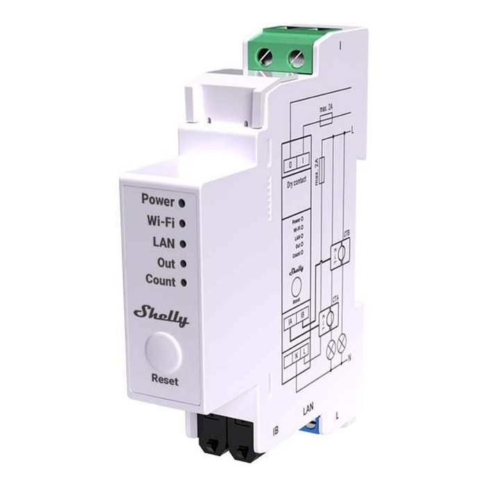 Shelly Pro EM-50 Energy Meter with Contactor Control (SHEL-PRO-EM-50)