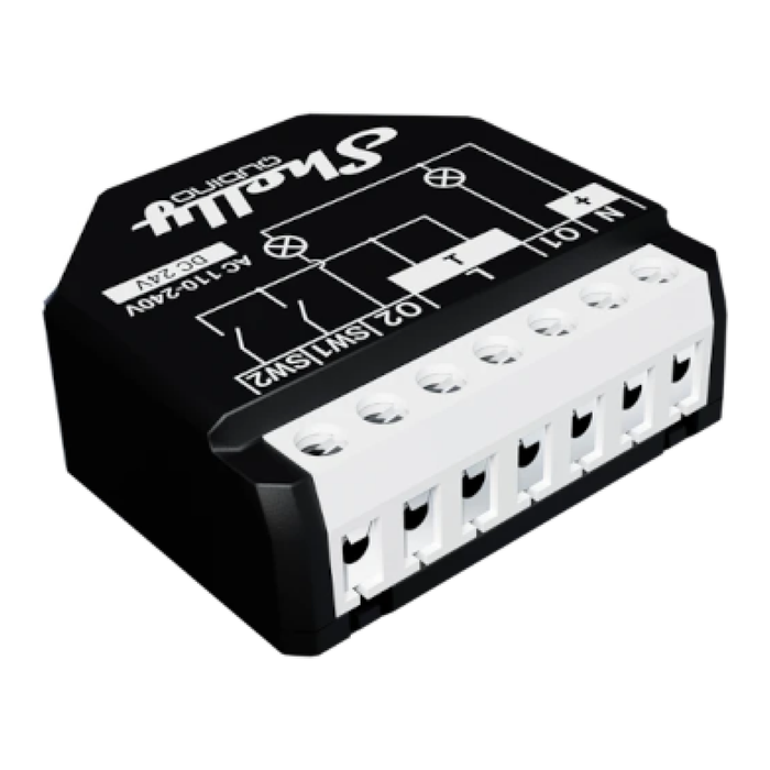 Shelly Qubino Wave 2PM 2-Channel Smart Switch with Power Monitoring (SHEL-QUBINO-WAVE-2PM)