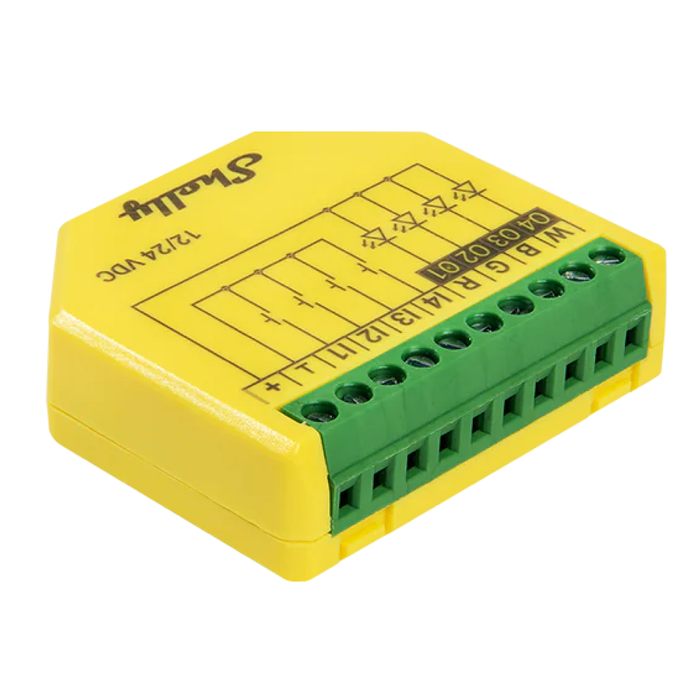 Shelly RGBW PM WiFi RGBW Controller with Power Measuring (SHEL-RGBW-PM)