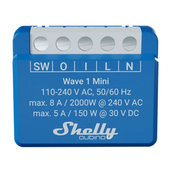 Shelly Wave 1 Mini Z-Wave Smart Switch (SHEL-WAVE-MINI-1)