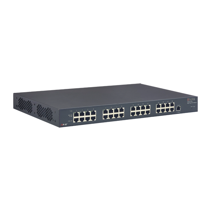 Vigitron MPoE 16-Port MaxiiPower af/at/bt 90W Managed PoE Midspan, 800W PS (Available Q2)-(VIG-VI22116U)