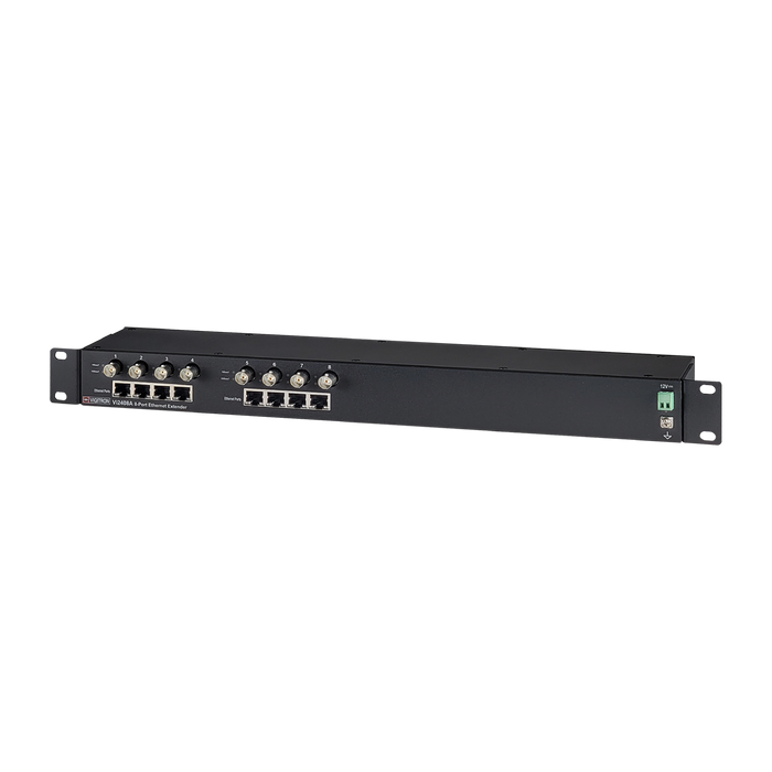 Vigitron 8-Port MaxiiCopper Ethernet Extender/PoE over Coax (Requires 12v 3ah)-(VIG-VI2408A)