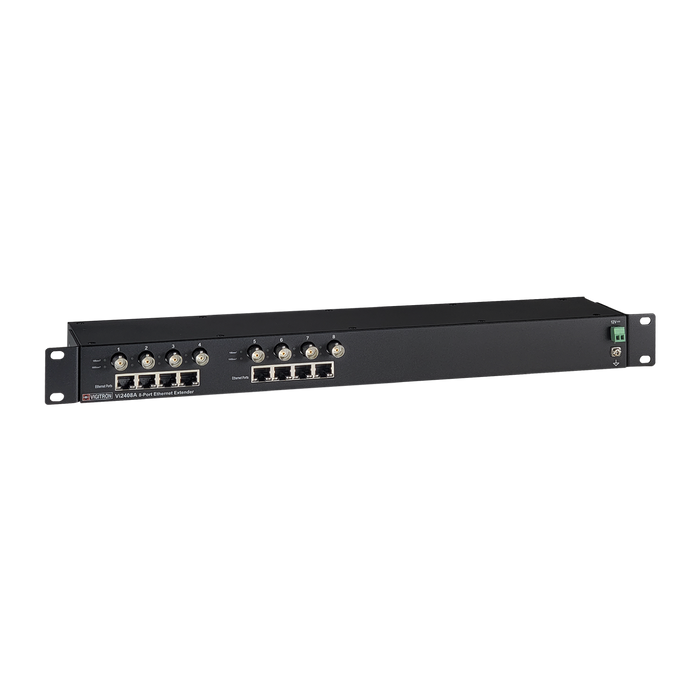 Vigitron 8-Port MaxiiCopper Ethernet Extender/PoE over Coax (Requires 12v 3ah)-(VIG-VI2408A)