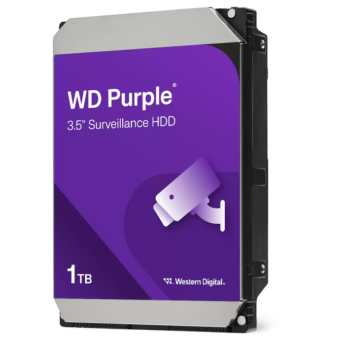 1TB - WD Purple Surveillance Hard Drive (Recertified - 12 Months Warranty)