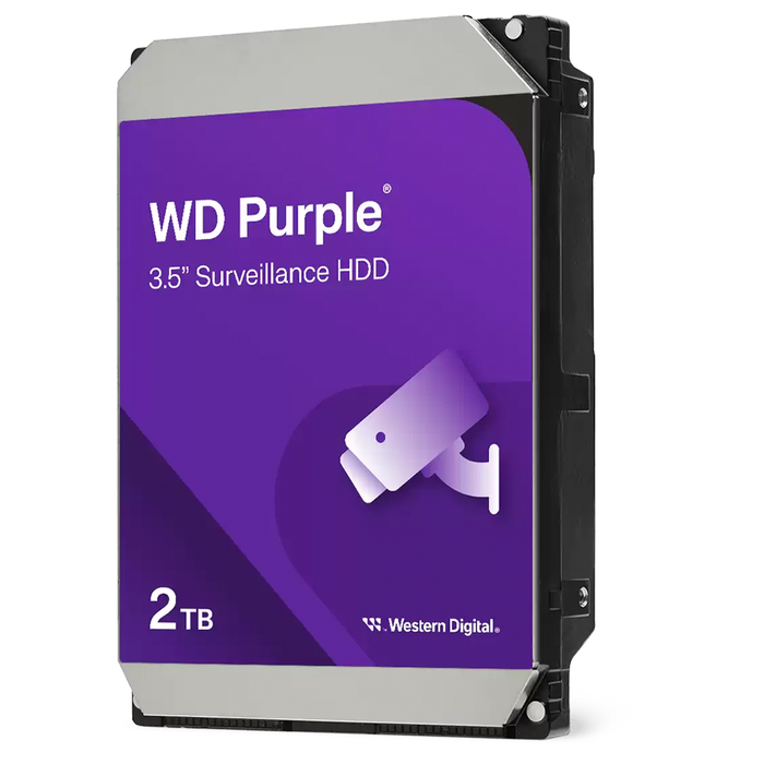 2TB - WD Purple Surveillance Hard Drive (Recertified - 12 Months Warranty)