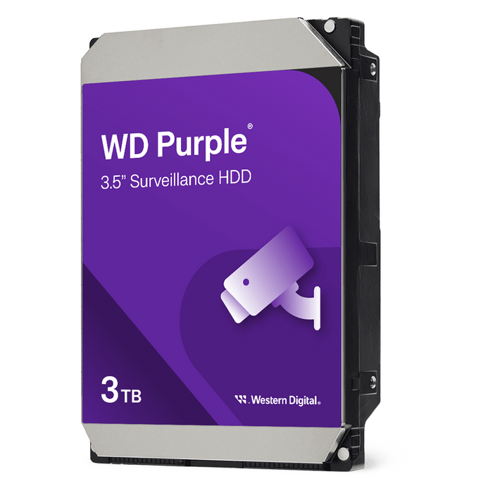 3TB - WD Purple Surveillance Hard Drive