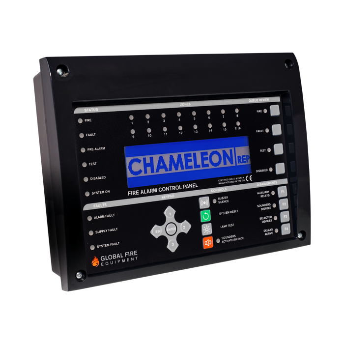 Global Fire Chameleon Control Repeater with RS422 Network Card (Black) – (CHAMELEON-REPBLK)