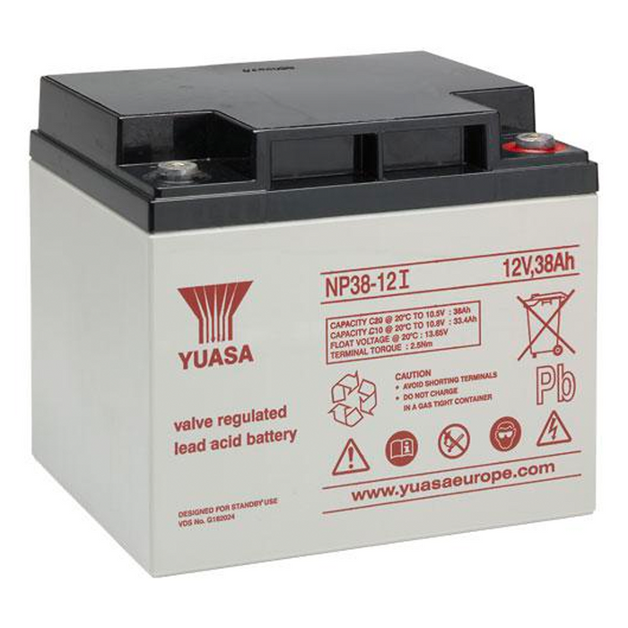 Yuasa NP 12v 38Ah Alarm Battery (NP38-12)