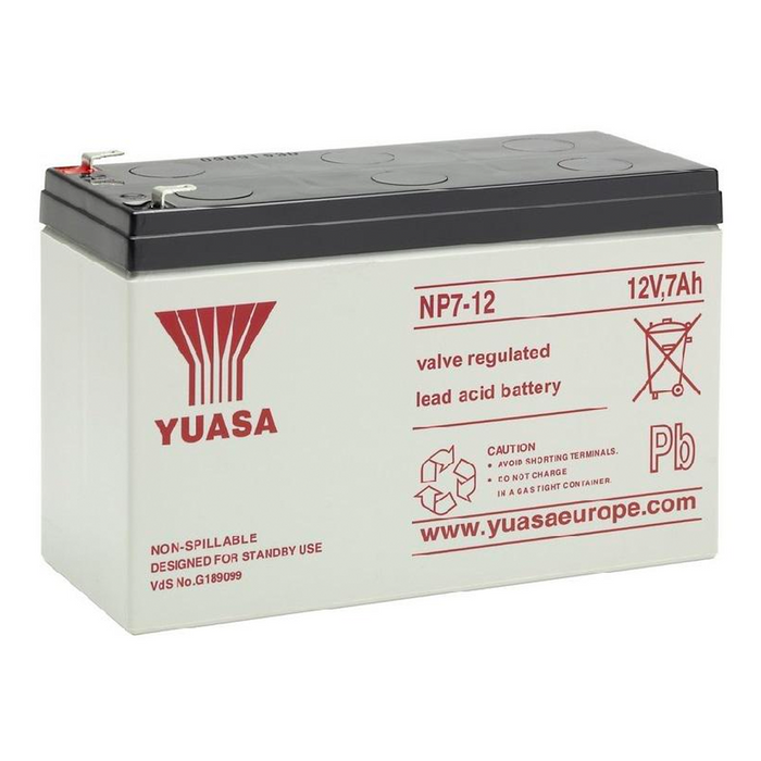 Yuasa NP 12v 7Ah Alarm Battery (NP7-12)