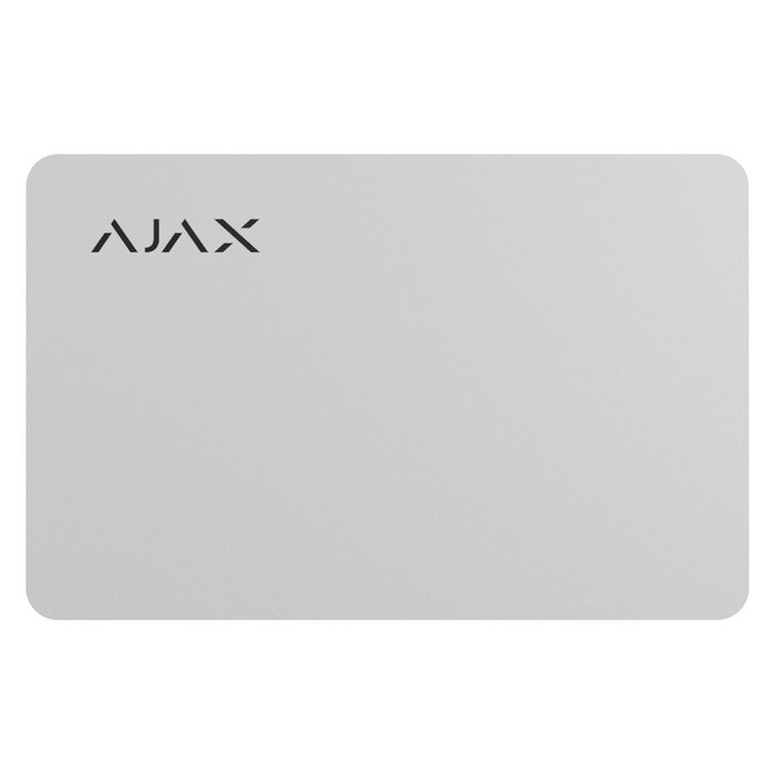 Ajax Pass Card for Keypad Plus - Pack of 3 - White (AJA-23496)