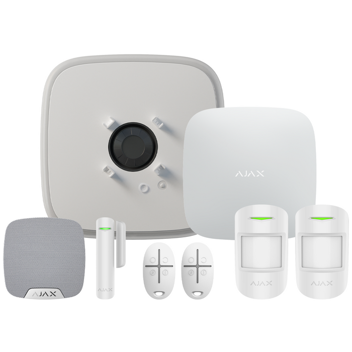 Ajax DoubleDeck Hub2 Wireless (Standard PIR) Starter Kit 1 - White (AJA-35651)