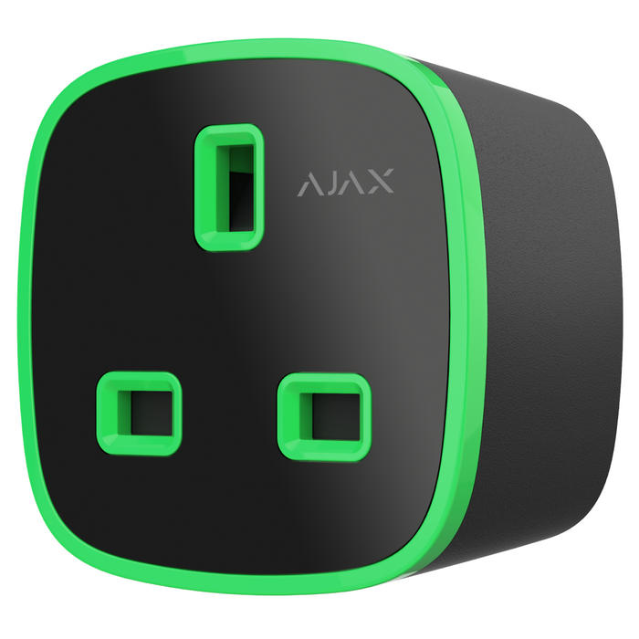 Ajax Socket SmartPlug  with Energy Monitor - Black (AJA-32631)