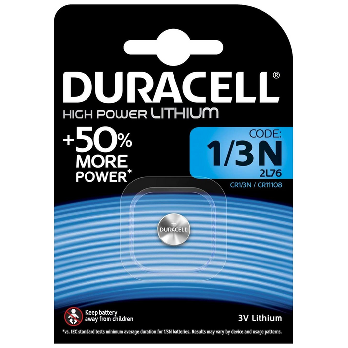 Duracell CR1/3N 3v Lithium Battery (DUR-CR1/3N)