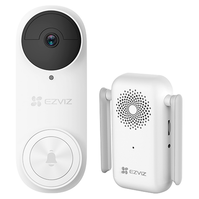 EZVIZ Wireless WIFI 2K 5MP Battery Video Doorbell Kit with Chime (DB2-PRO)