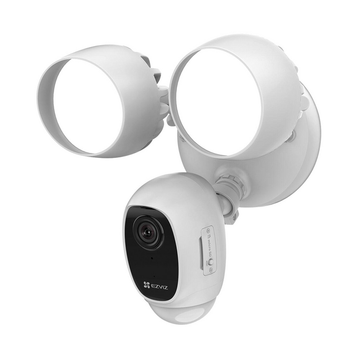 EZVIZ LC1C WiFi 2mp Floodlight Camera with Mic/Speaker/Alarm - White (LC1C)