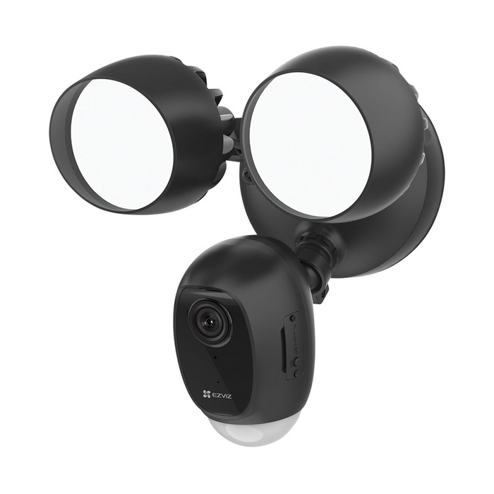 EZVIZ LC1C WiFi 2mp Floodlight Camera with Mic/Speaker/Alarm - Black (LC1C-BK)