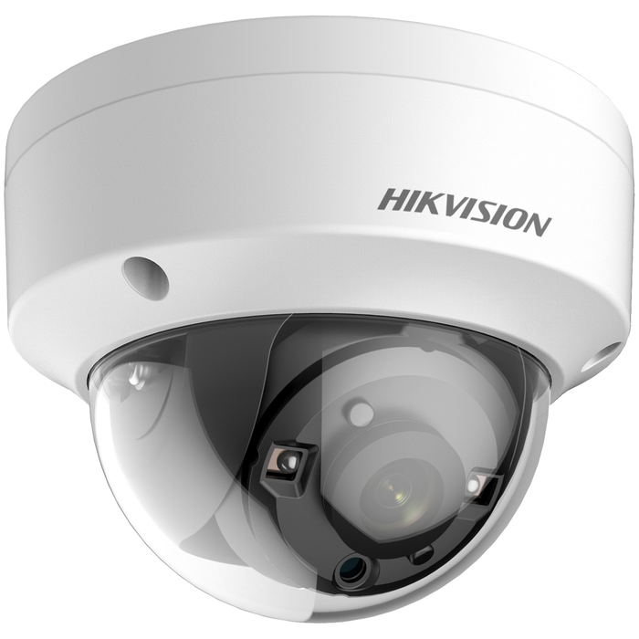 Hikvision POC Turbo TVI 5MP 20m Vandal Dome 2.8mm (DS-2CE57H0T-VPITE-2.8MM)