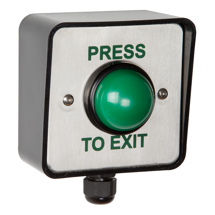 RGL External IP66 Green Dome Exit Button (WP-EBGBWC02/PTE)