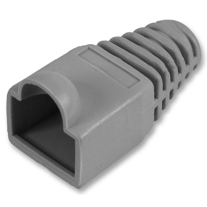 RJ45 Strain Relief Boot - Pack of 50 - Grey (CON-RJ45-BOOT-GR-PK50)