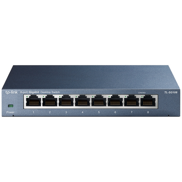 TP-Link 8-Port 10/100/1000Mbps Desktop Switch (TL-SG108)