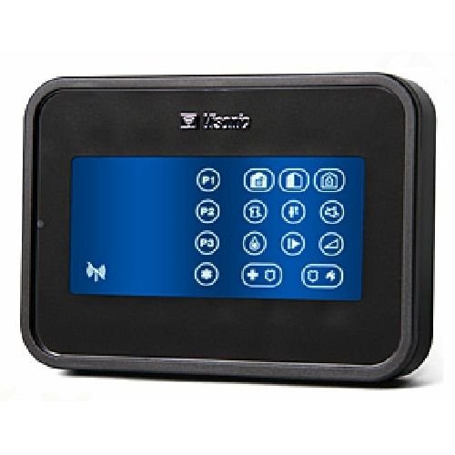 Visonic PG2 PowerMaster KP-160 Wireless Touchscreen Prox Keypad - Black (0-102719)