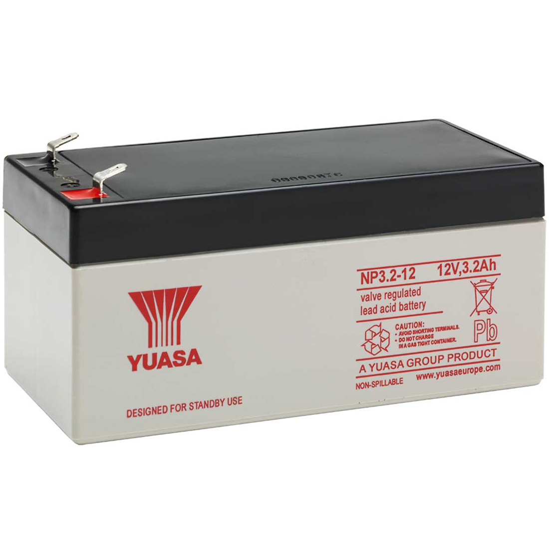 thumbnail image 2 of ULTRA MAX NP3.3 12V 3.3Ah Rechargeable SLA Battery For Alarm & Security Systems 2 of 6